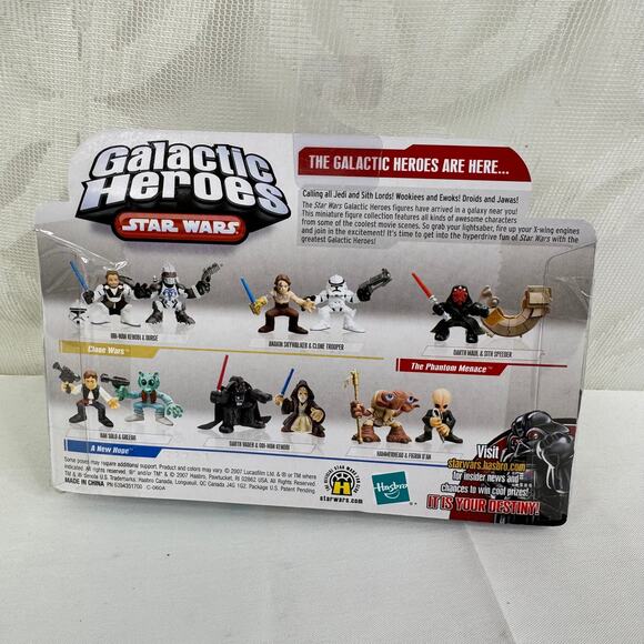 Star Wars Galactic Heroes Darth Maul W/ Sith Speeder Figure Set Hasbro - Picture 9 of 10